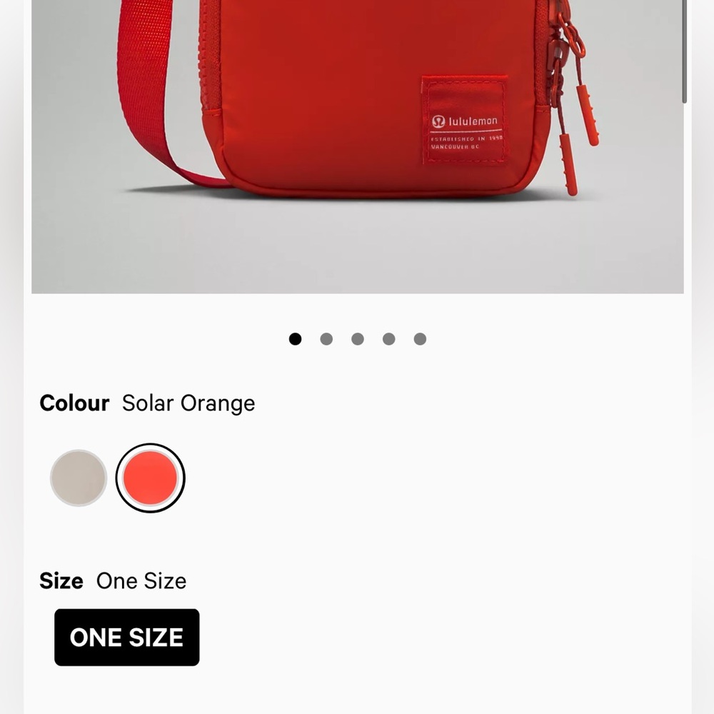 NWT Lululemon Easy Access Crossbody Bag 1.5L in black ( RARE ) - Picture 4 of 16